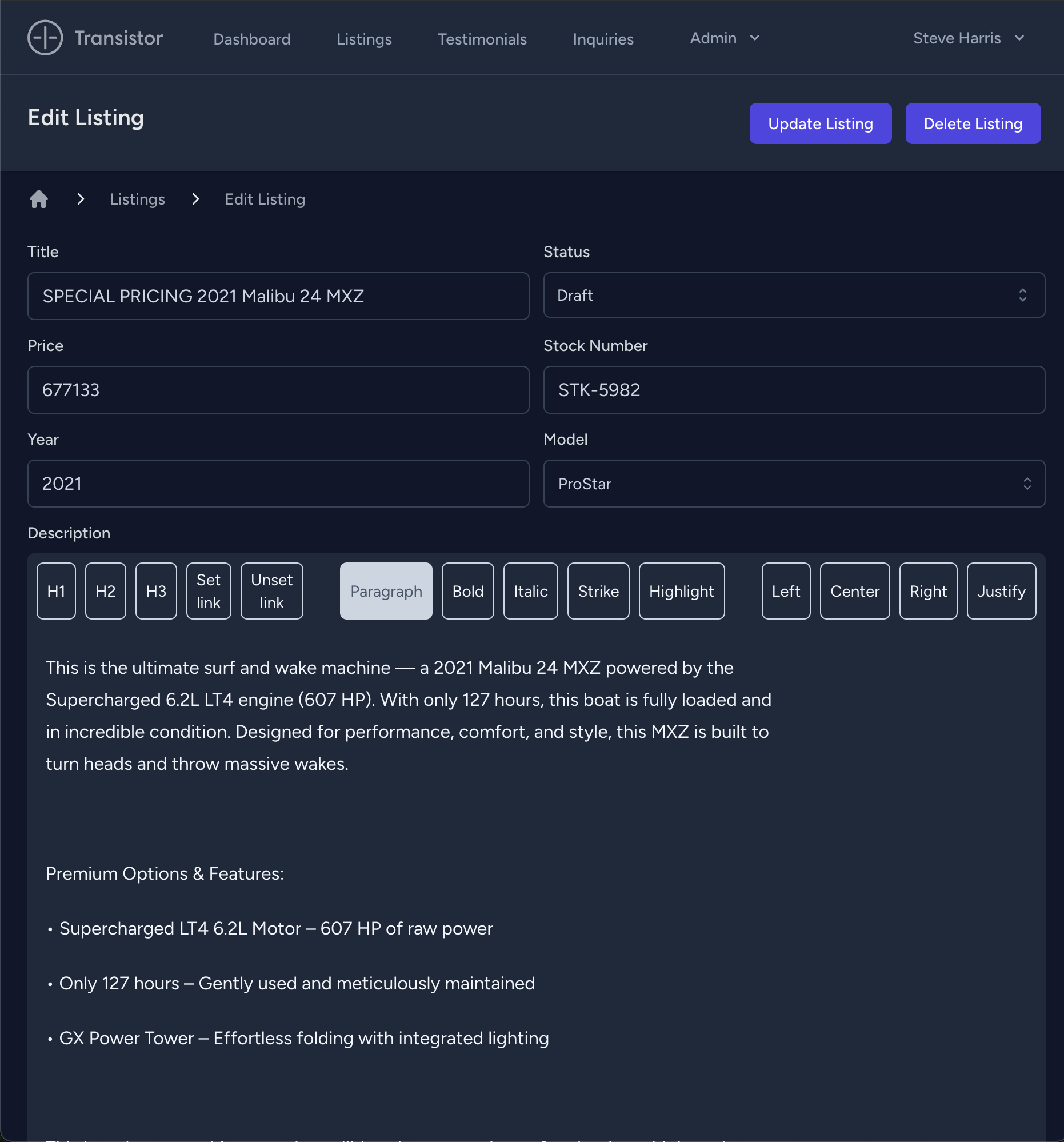 Product screenshot